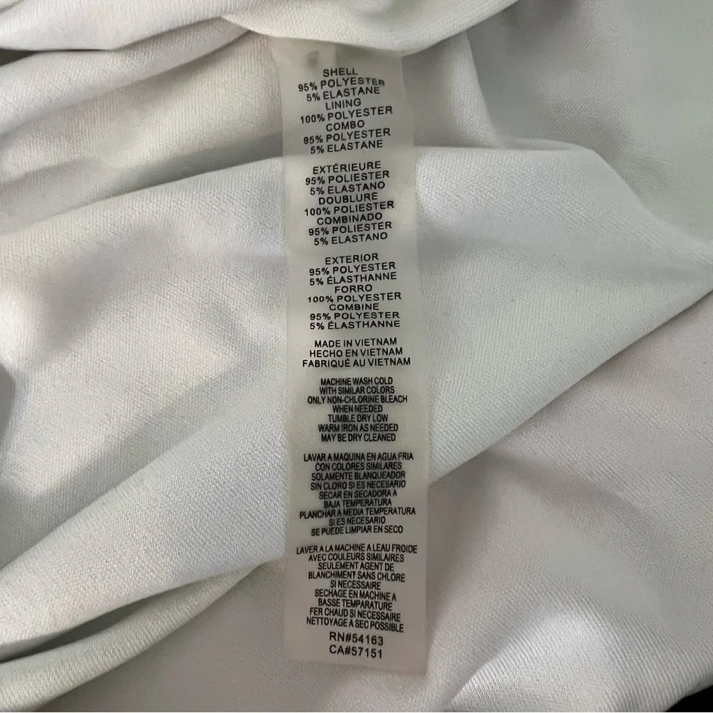 Vince Camuto Striped Watercolor Dress Sz 8 - Picture 11 of 12